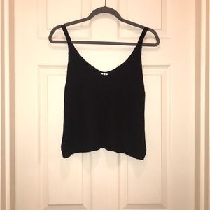 Black Knit Tank [Abercrombie for exposure]